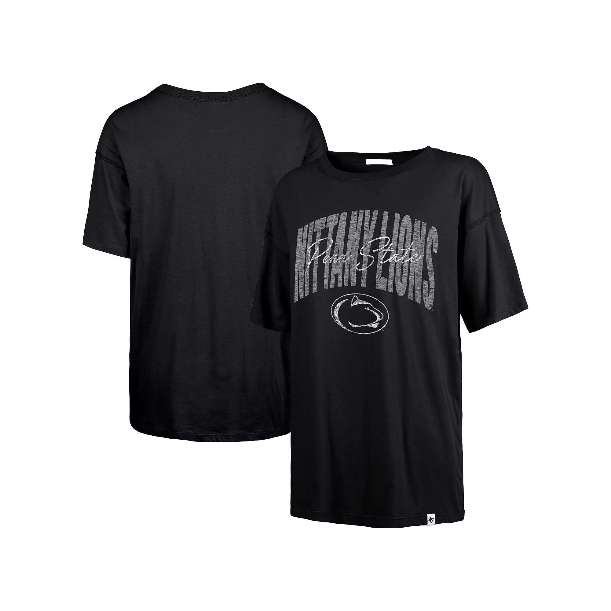 Women's '47 Navy Penn State Nittany Lions Muse Sadie T-Shirt,  Product Image