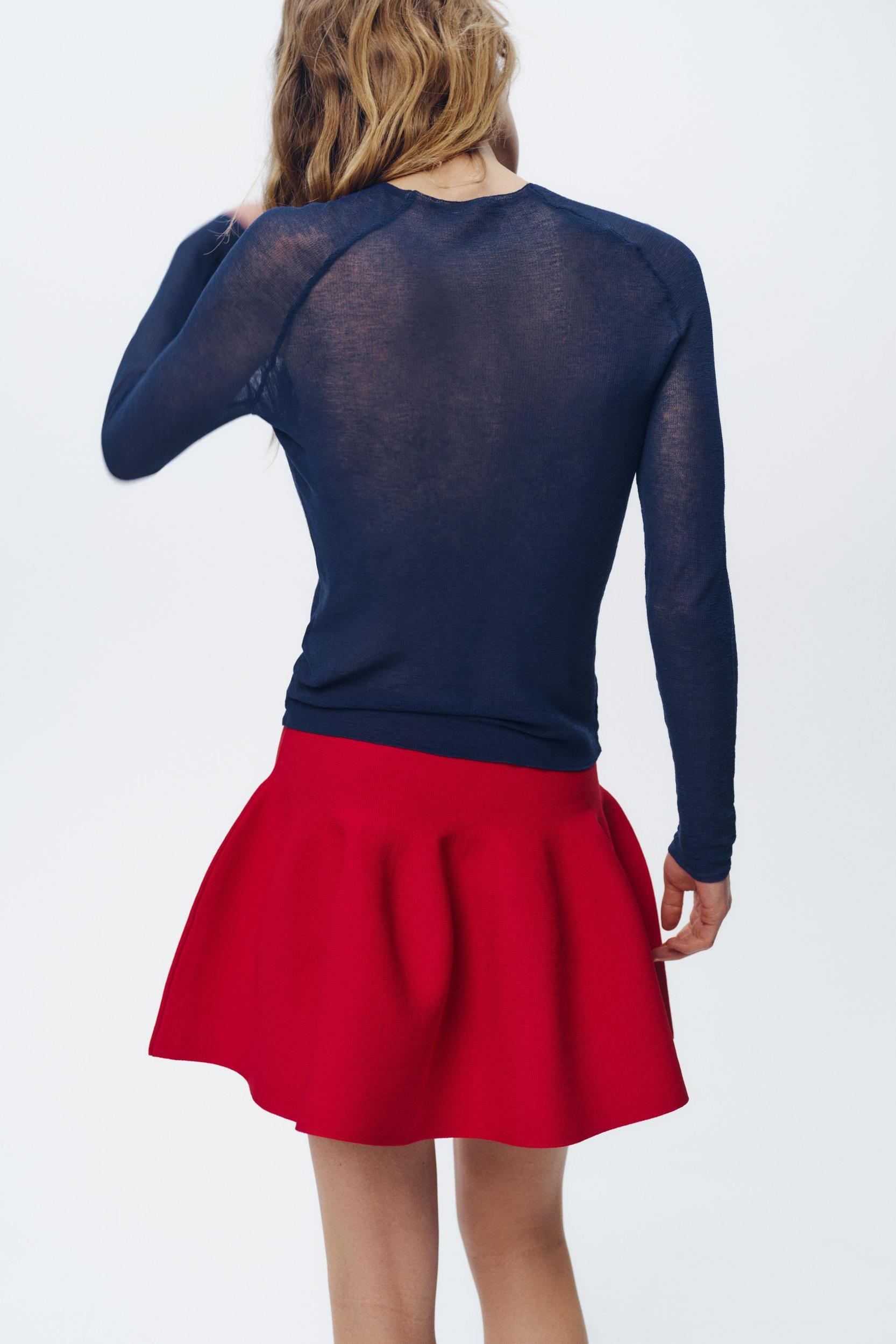 KNIT MINI SKIRT Product Image