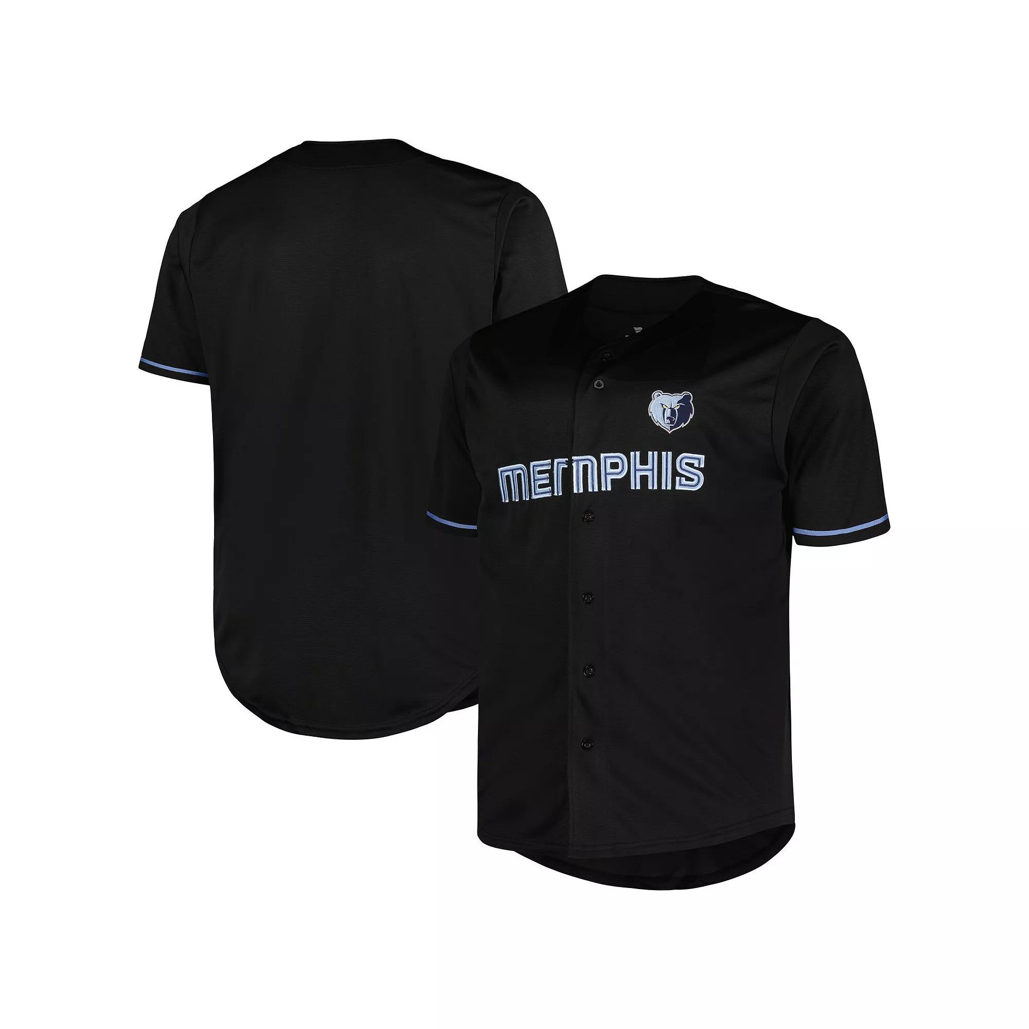 Men's Profile Black Memphis Grizzlies Big & Tall Pop Jersey,  Product Image