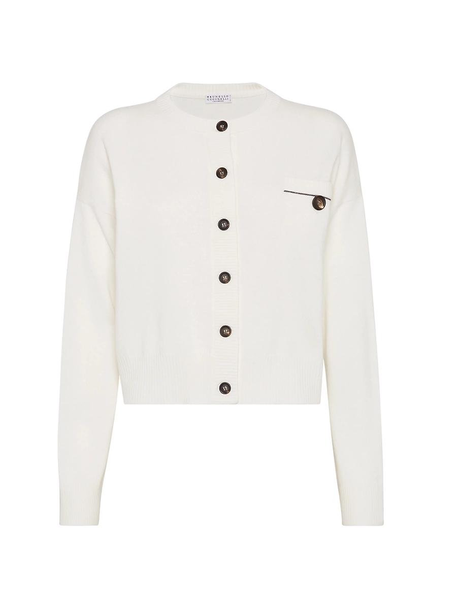 Womens Cashmere Cardigan Product Image