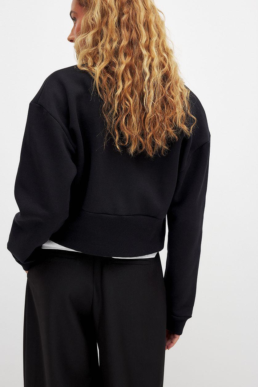 Fitted Zip Sweater Product Image