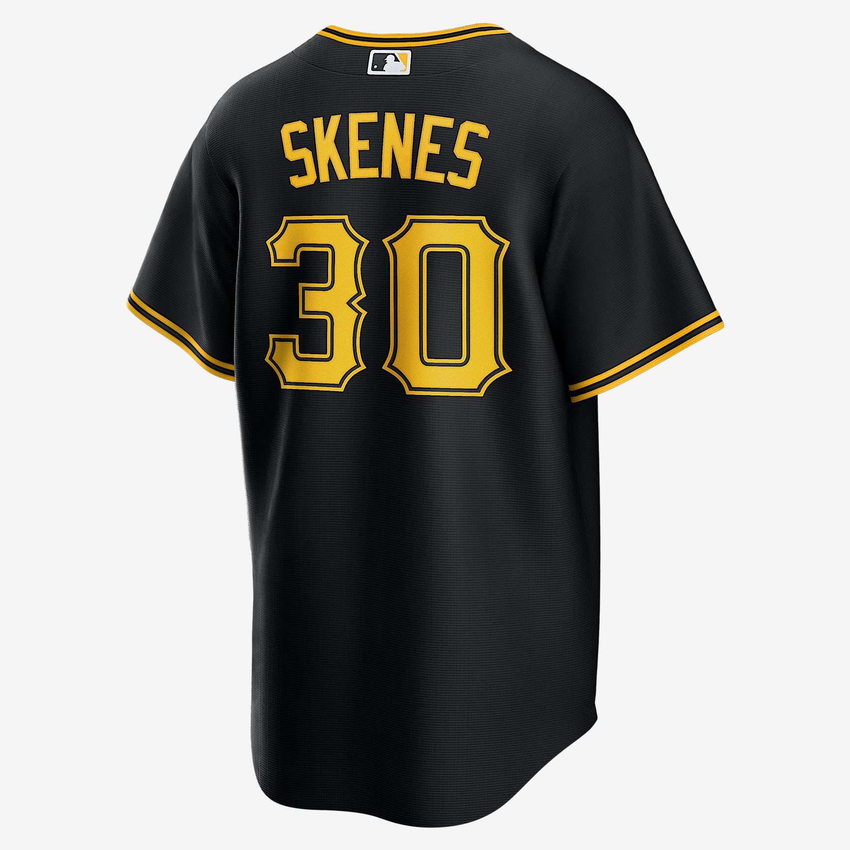 Paul Skenes Pittsburgh Pirates Nike Men's MLB Replica Jersey Product Image