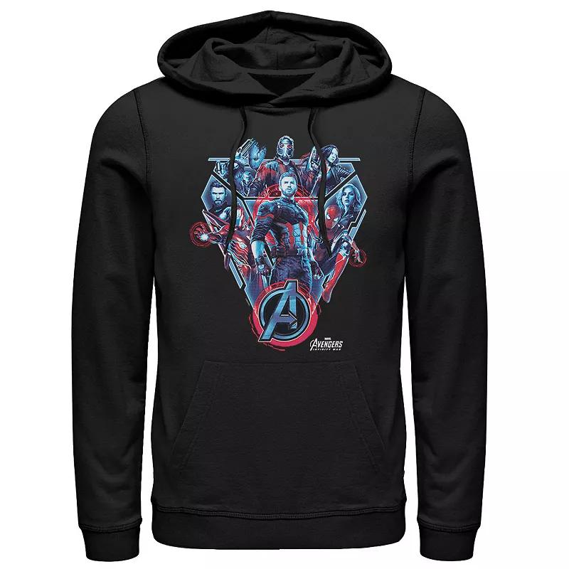 Men's The Suicide Squad Task Force X Colorful Portrait Panels Hoodie,  Product Image