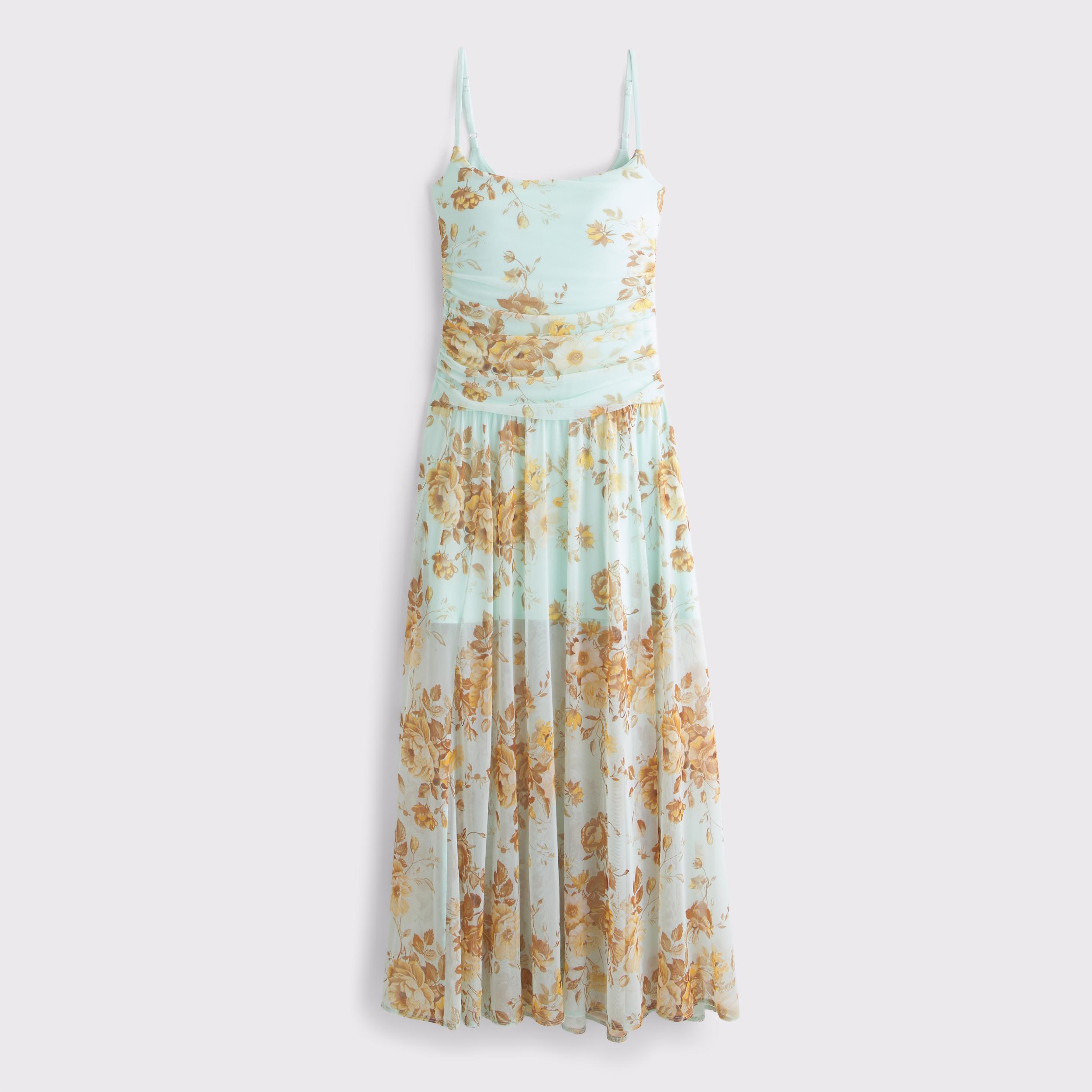Bra-Free Flowy Sheer Maxi Dress Product Image