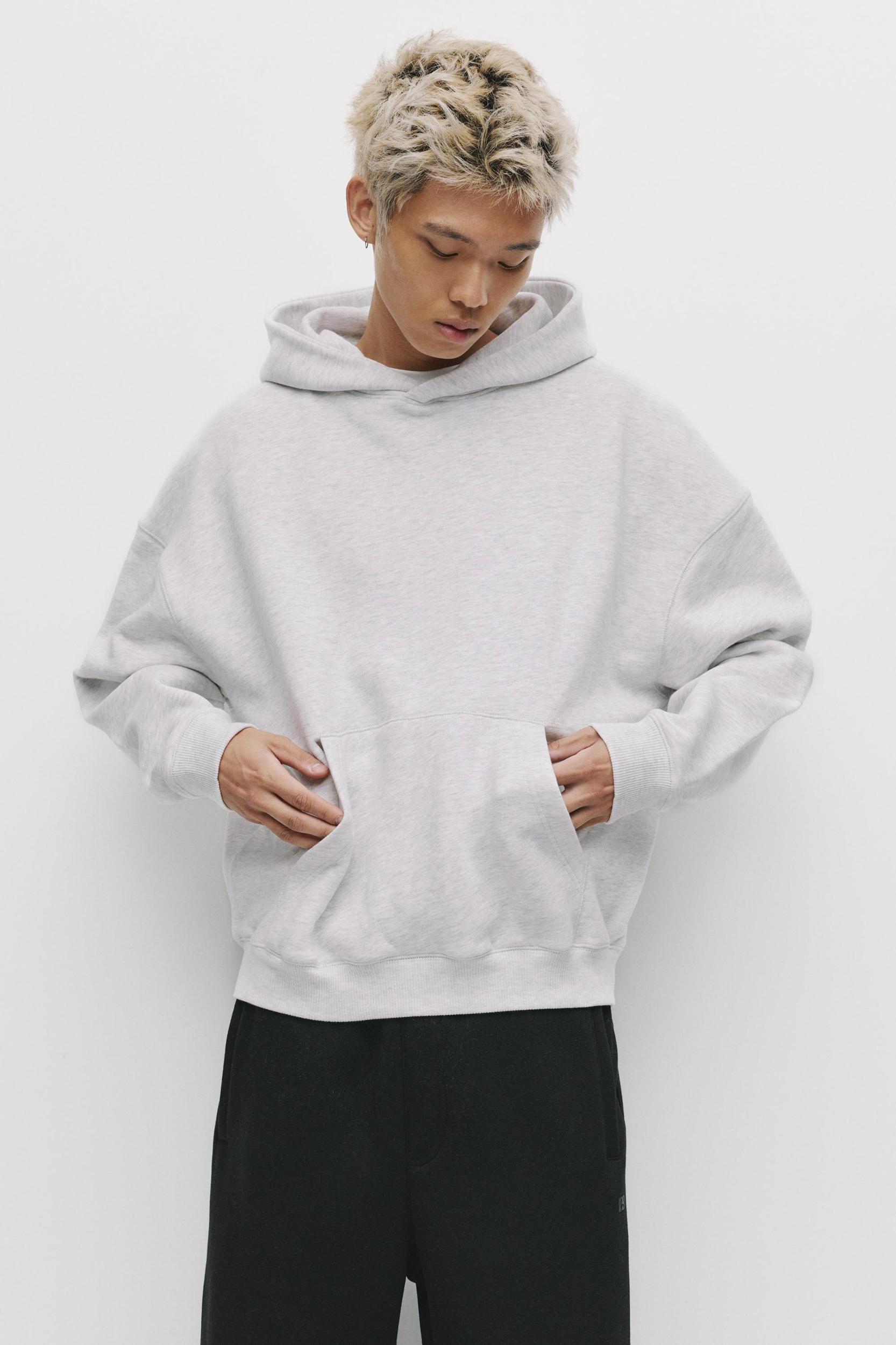 Boxy hooded sweatshirt Product Image