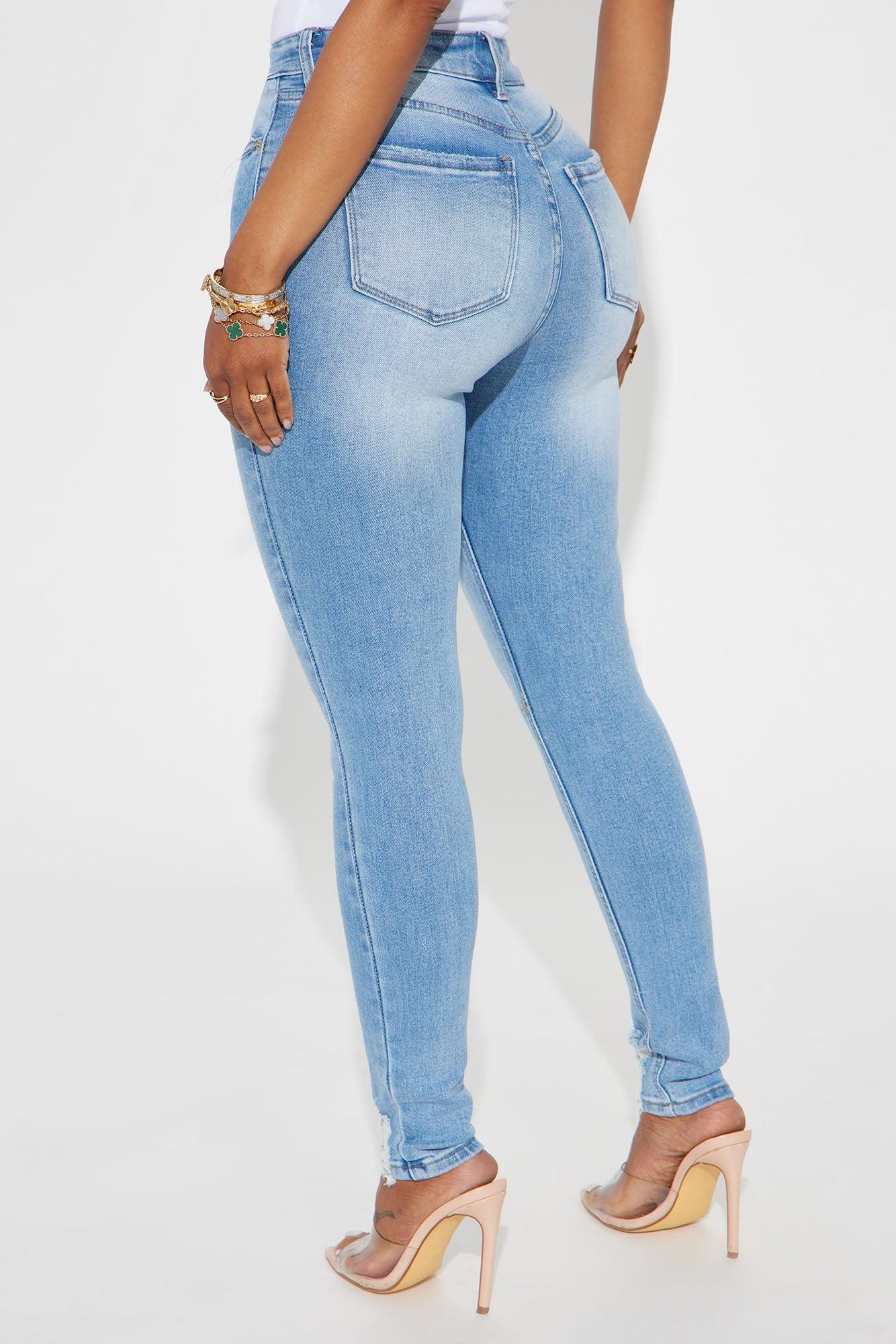 Hearing You Out Stretch Skinny Jeans - Medium Wash Product Image