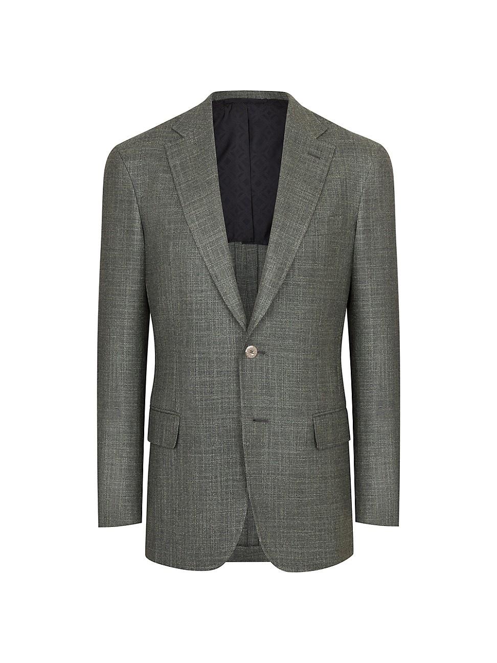 Mens Woven Jacket with 2 Buttons Product Image
