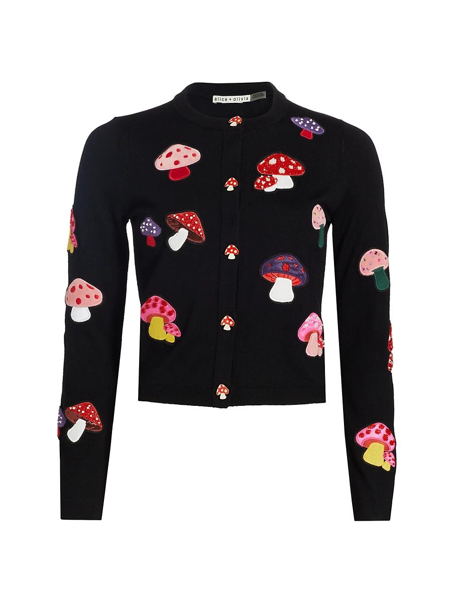 Womens Ruthy Mushroom Wool-Blend Cardigan Product Image