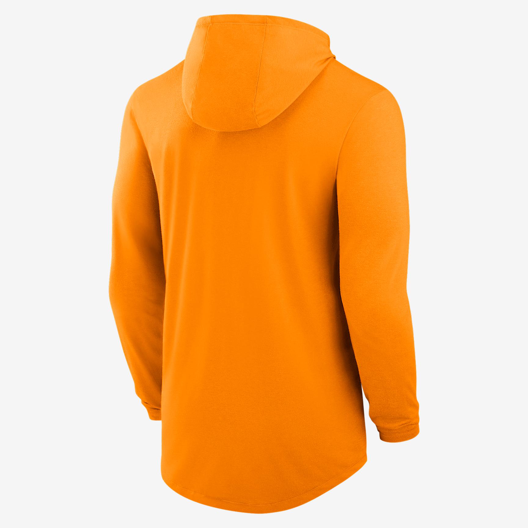 Tennessee Campus Arch Nike Mens Dri-FIT College Long-Sleeve Hooded T-Shirt | 01NB87FUTN-SSR Product Image