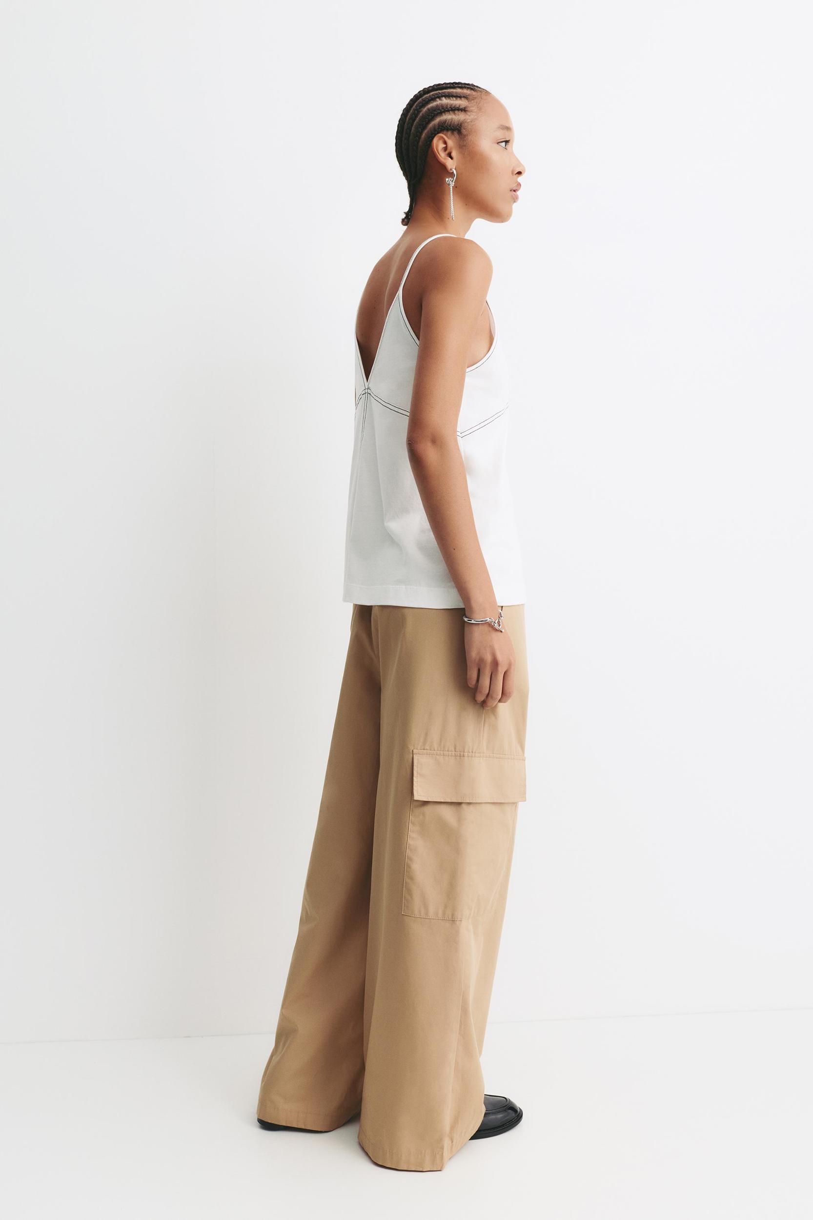 Topstitch Strappy Top Product Image