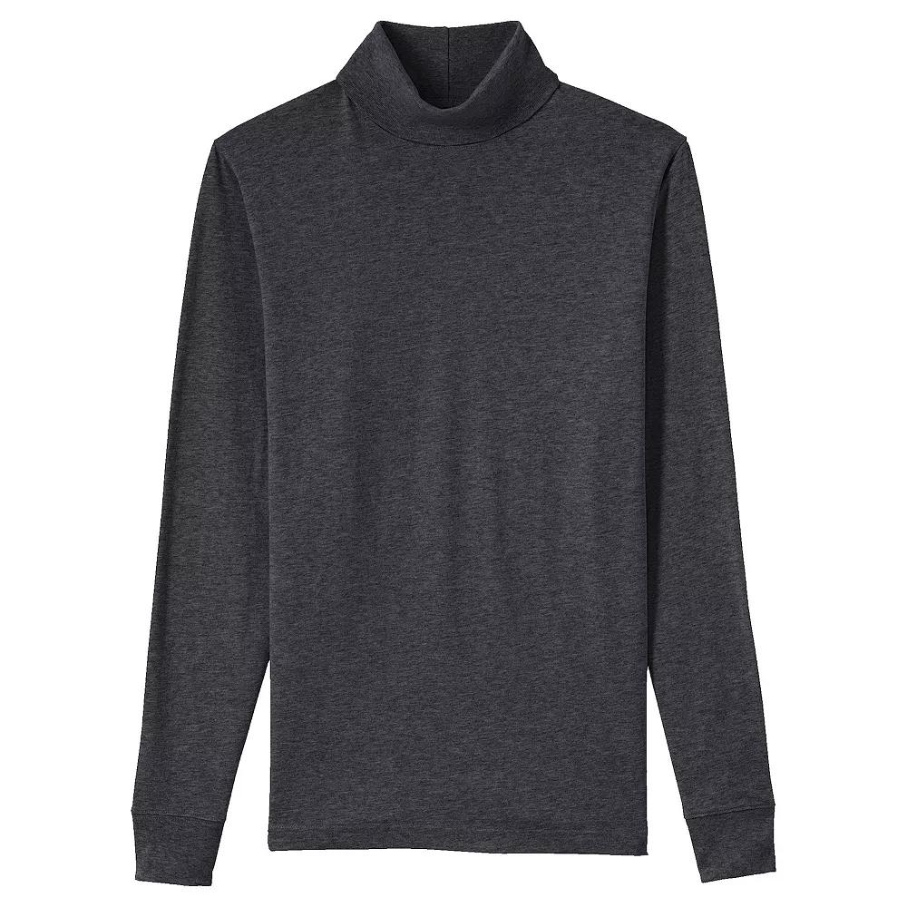 Big & Tall Lands' End Super-T Turtleneck, Men's,  Product Image