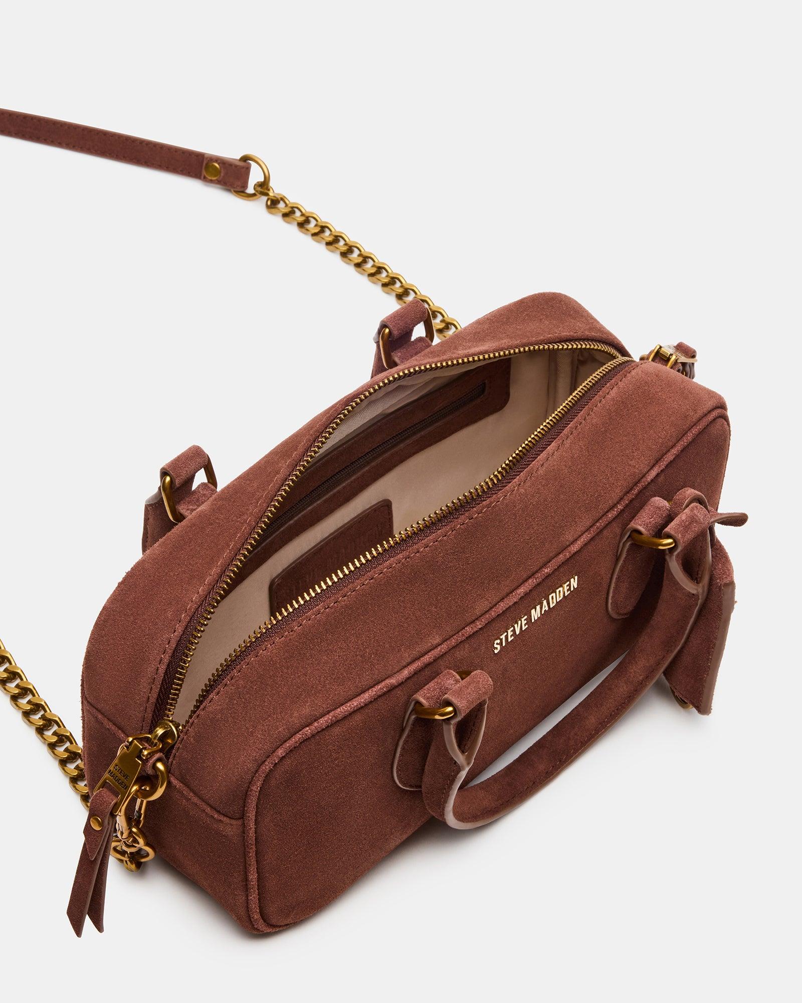 MERIT BAG CHESTNUT SUEDE Female Product Image