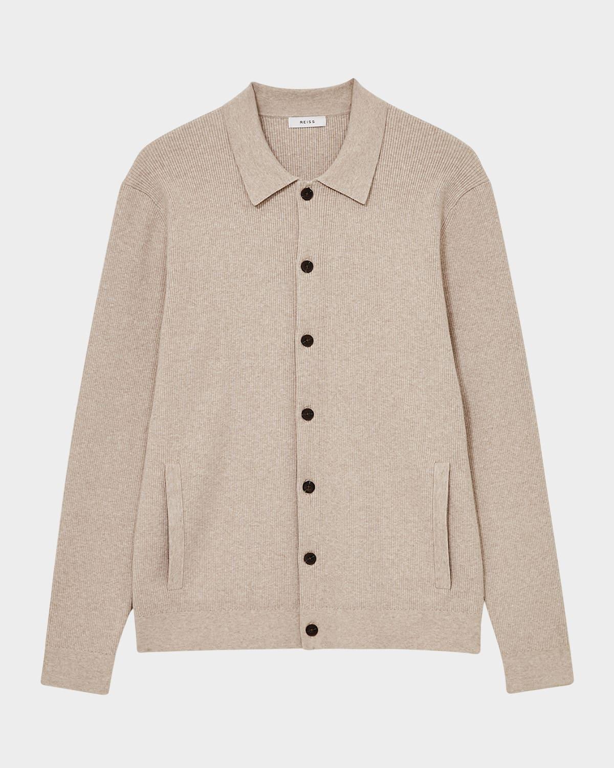 Men's Saint Ribbed Cardigan Product Image