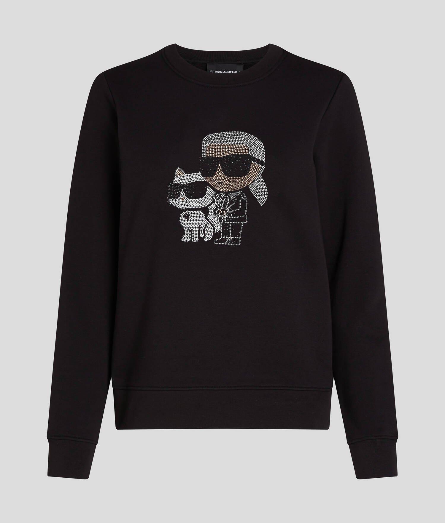 RHINESTONE IKON KARL & CHOUPETTE SWEATSHIRT Product Image