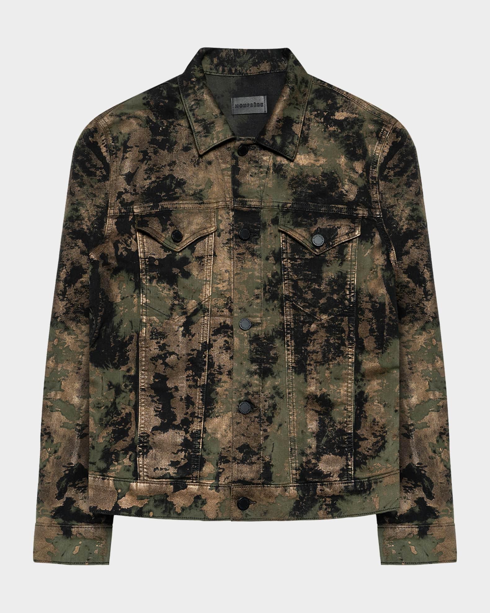 Men's Tie-Dye Trucker Jacket Product Image