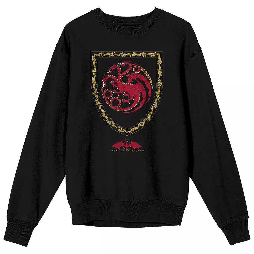 Men's House of the Dragon Red Long Sleeve Tee,  Product Image