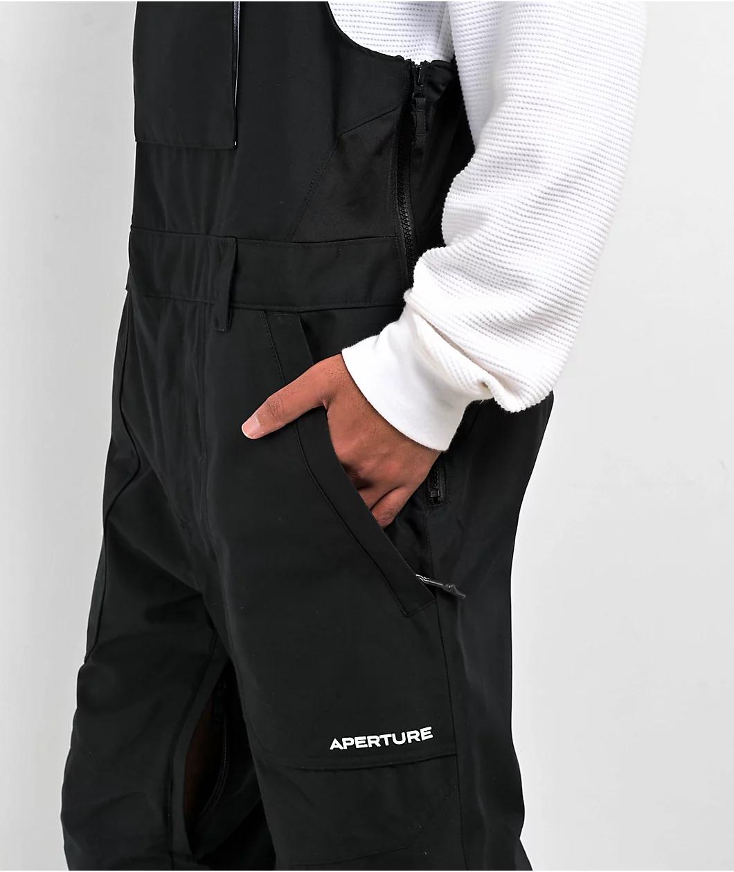 Aperture Steamboat Black 10K Snowboard Bib Pants Product Image