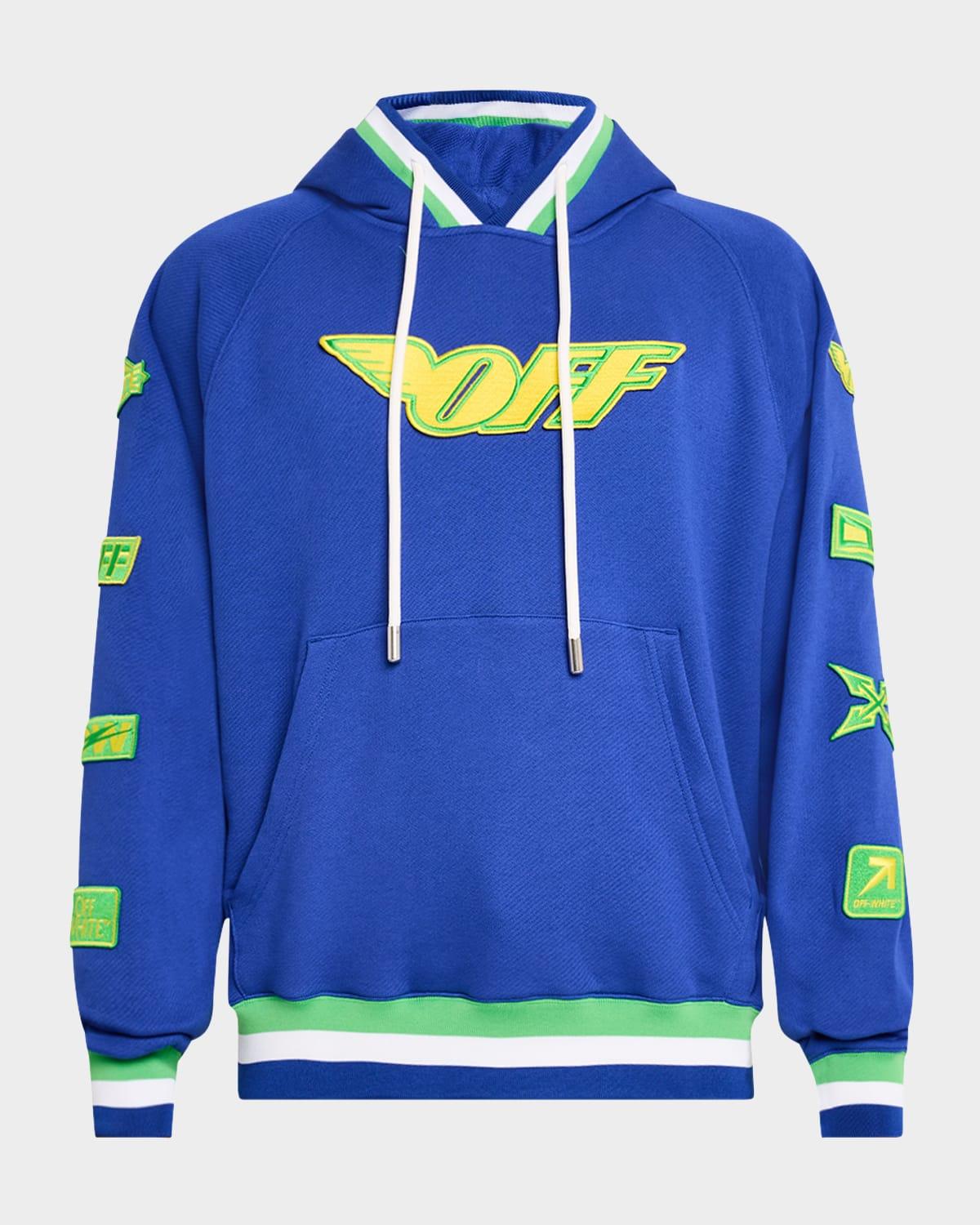 Mens Multi-Patch Hoodie Product Image