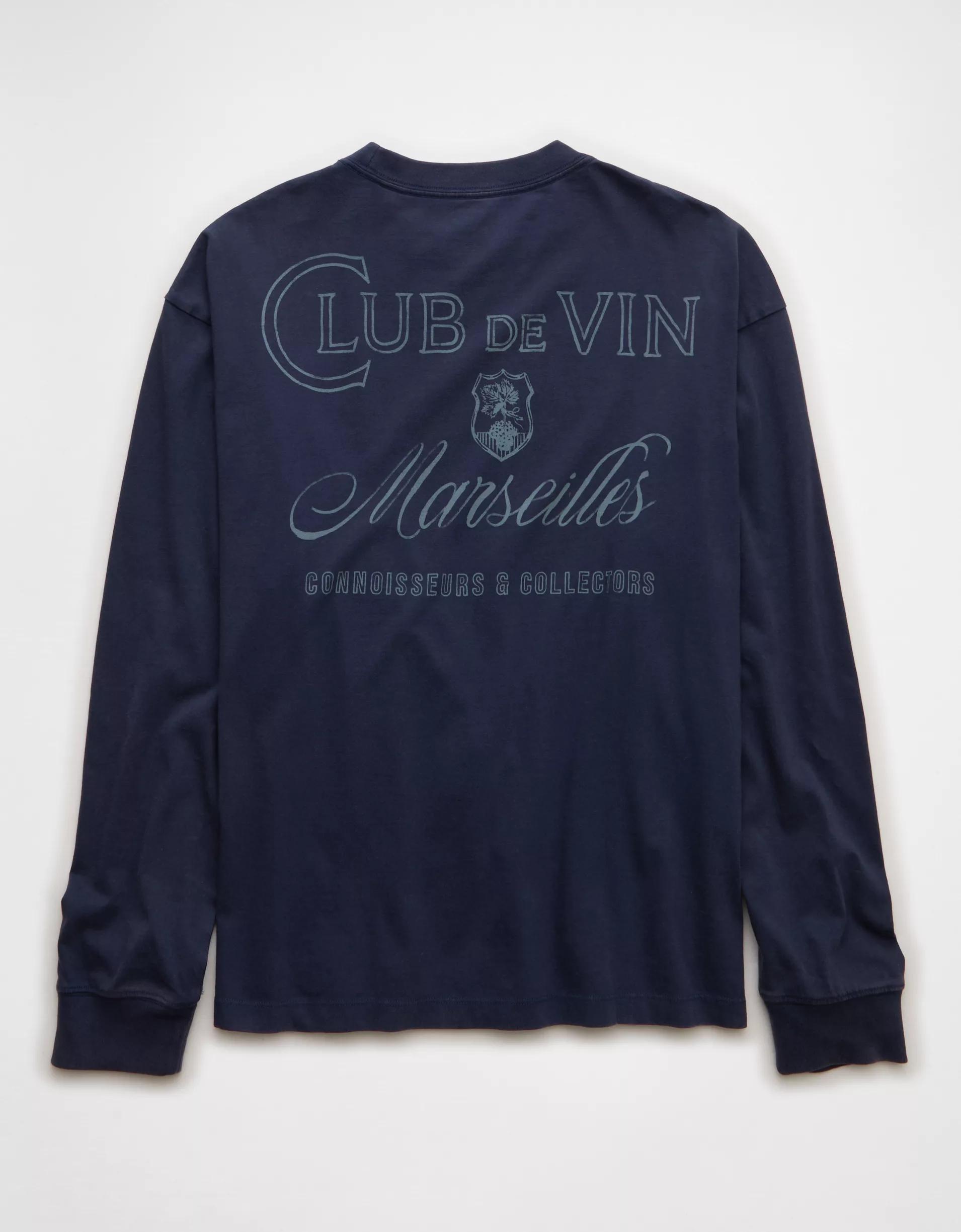 AE Boxy Long Sleeve Graphic T-Shirt Product Image