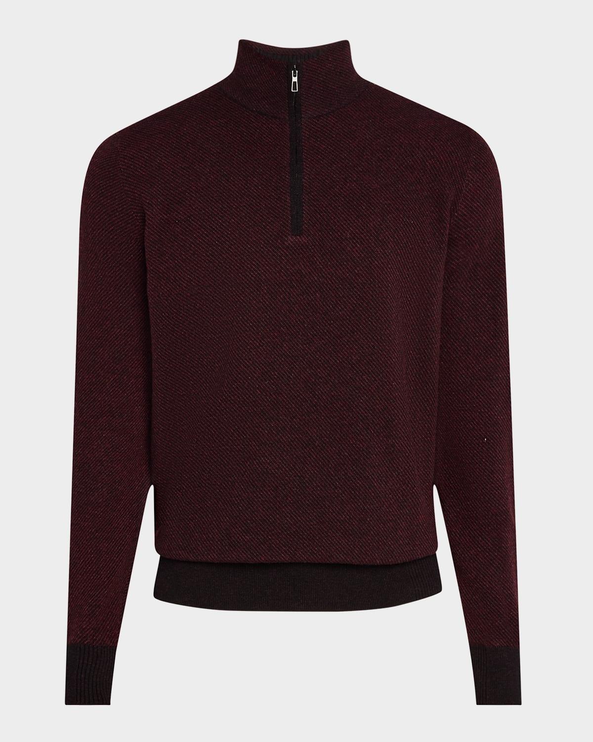 Mens Roadster 1/4-Zip Cashmere Sweater Product Image