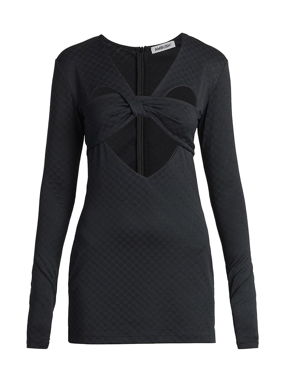 Womens Mini Monogram Logo Heart Minidress Product Image