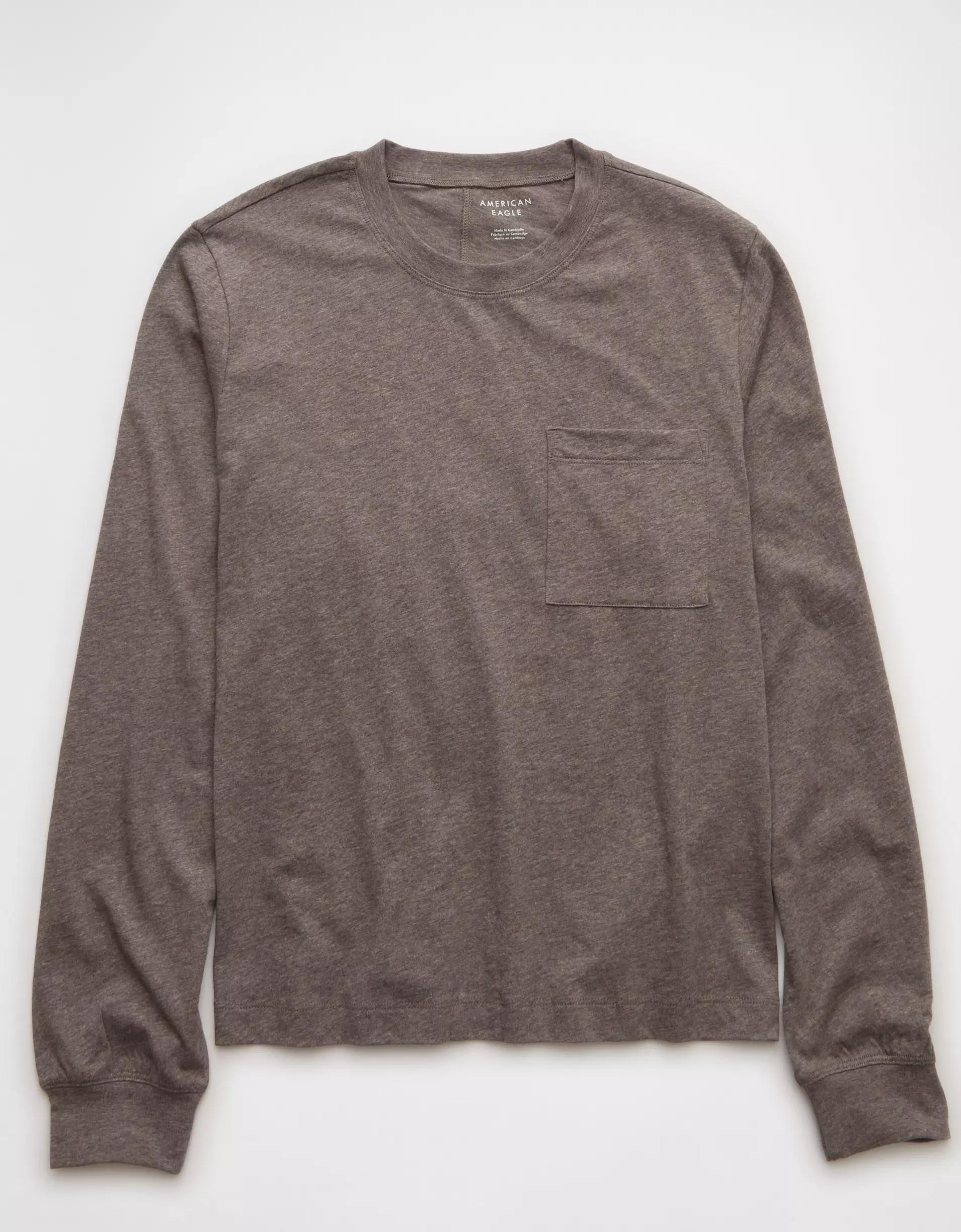 AE Everyday Luxe Long Sleeve T-Shirt Product Image