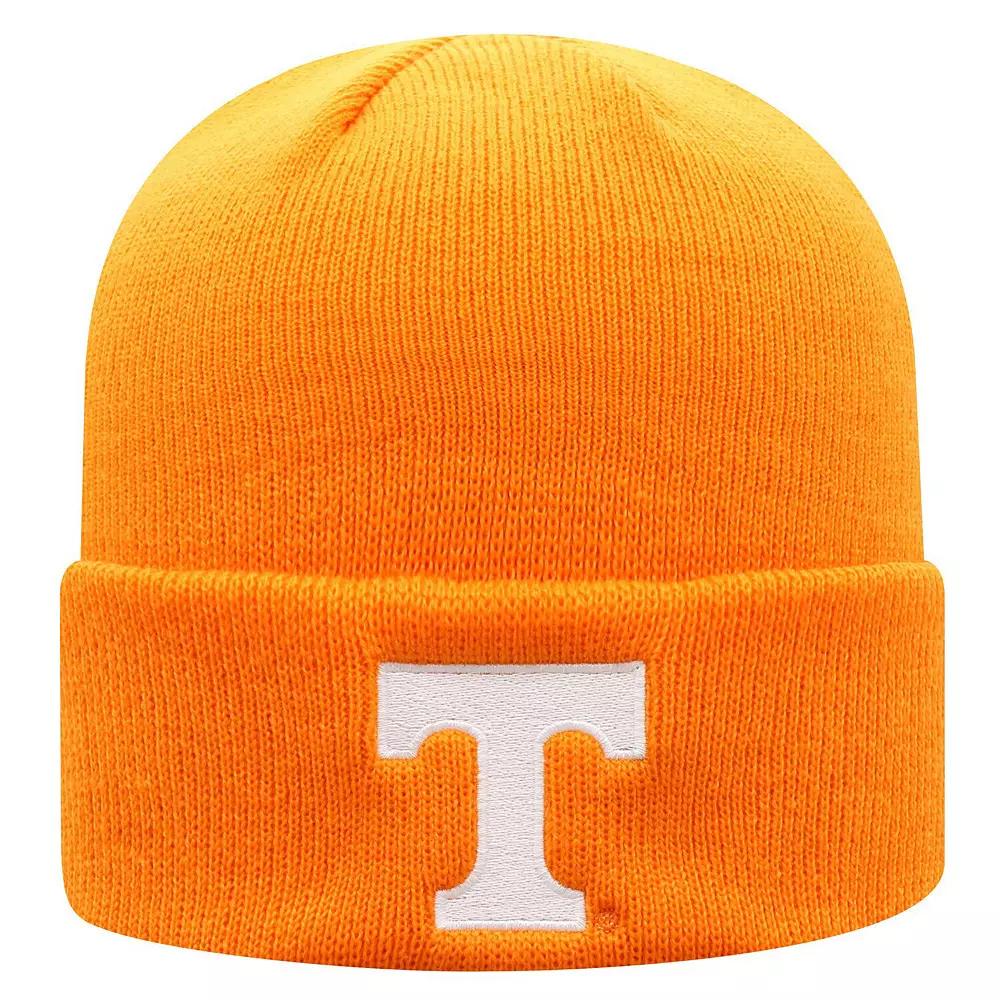 Men's Top of the World Tennessee Orange Tennessee Volunteers Logo Cuffed Knit Hat Product Image