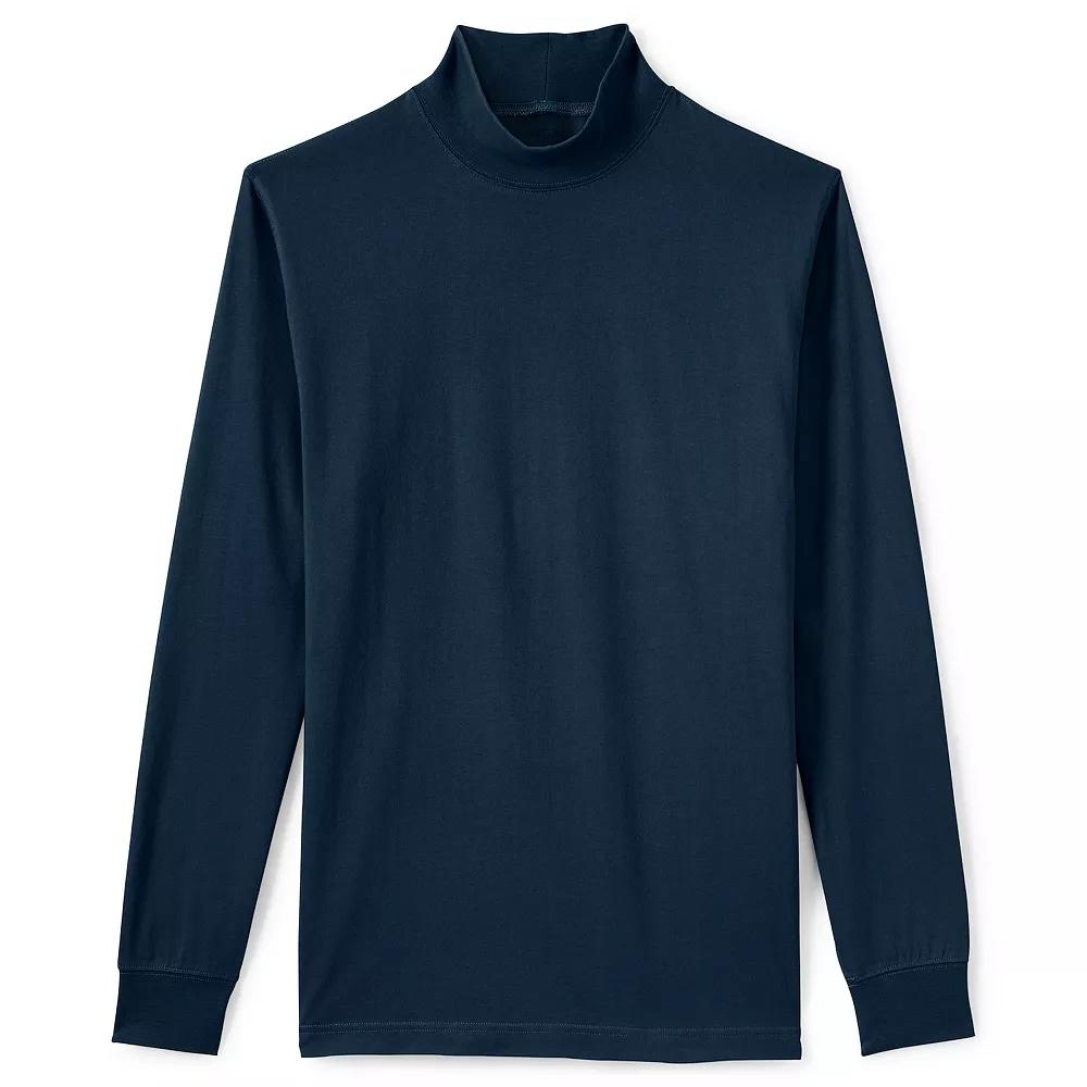 Men's Lands' End Super-T Mock Turtleneck,  Product Image