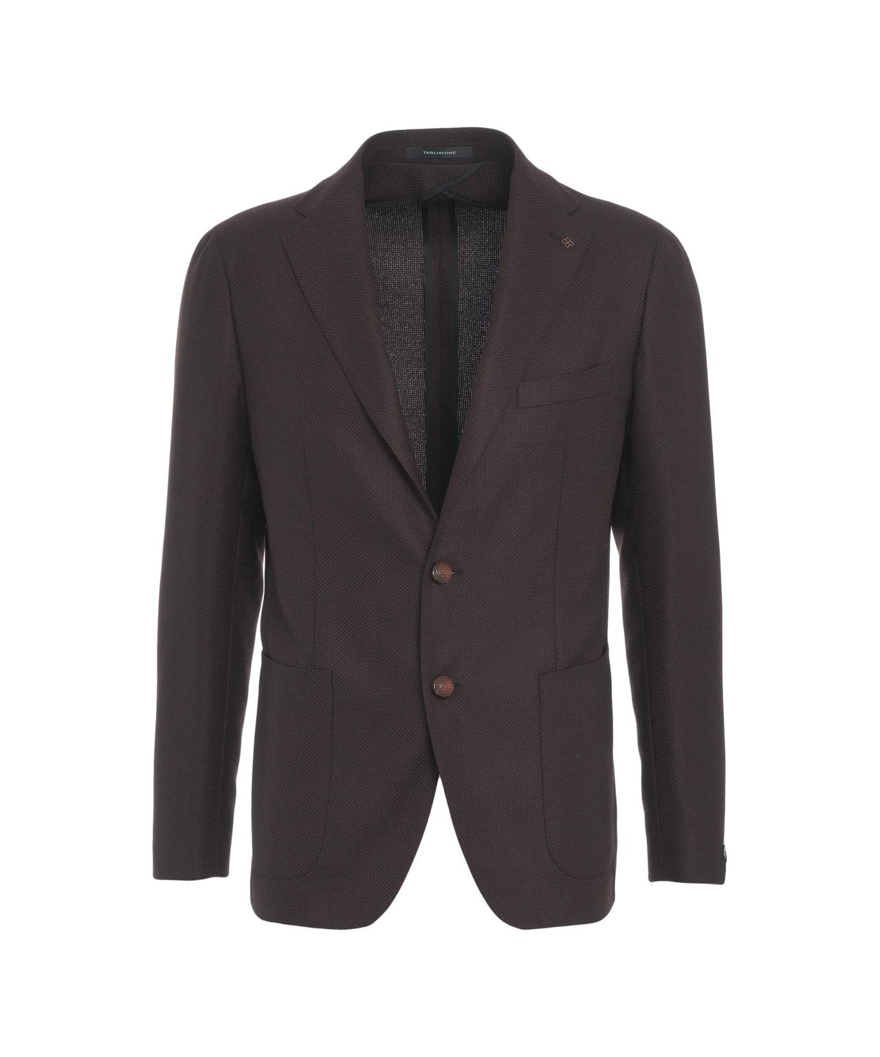 Virgin wool single-breasted blazer Product Image