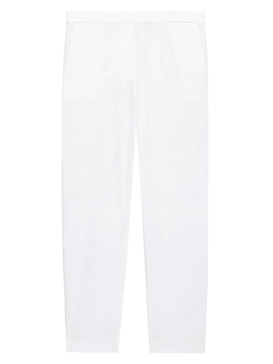 Womens Treeca Linen Pull-On Crop Pants Product Image