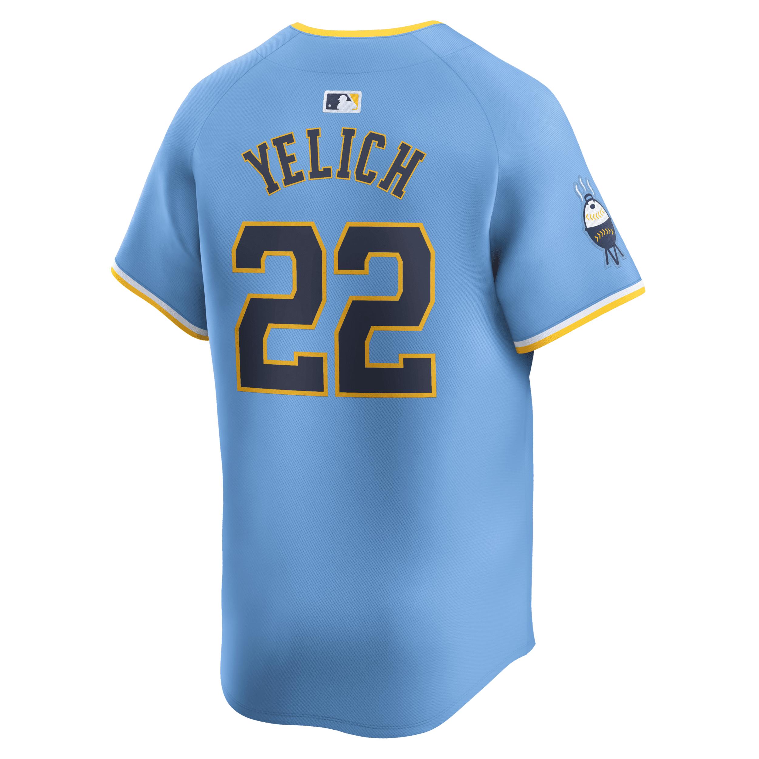 Christian Yelich Milwaukee Brewers City Connect Nike Men's Dri-FIT ADV MLB Limited Jersey Product Image