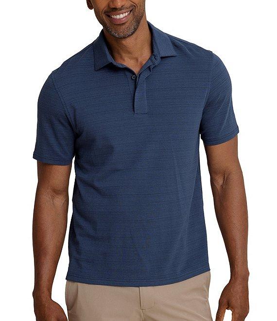 Southern Tide Woodland Covered Placket Short Sleeve Polo Shirt Product Image