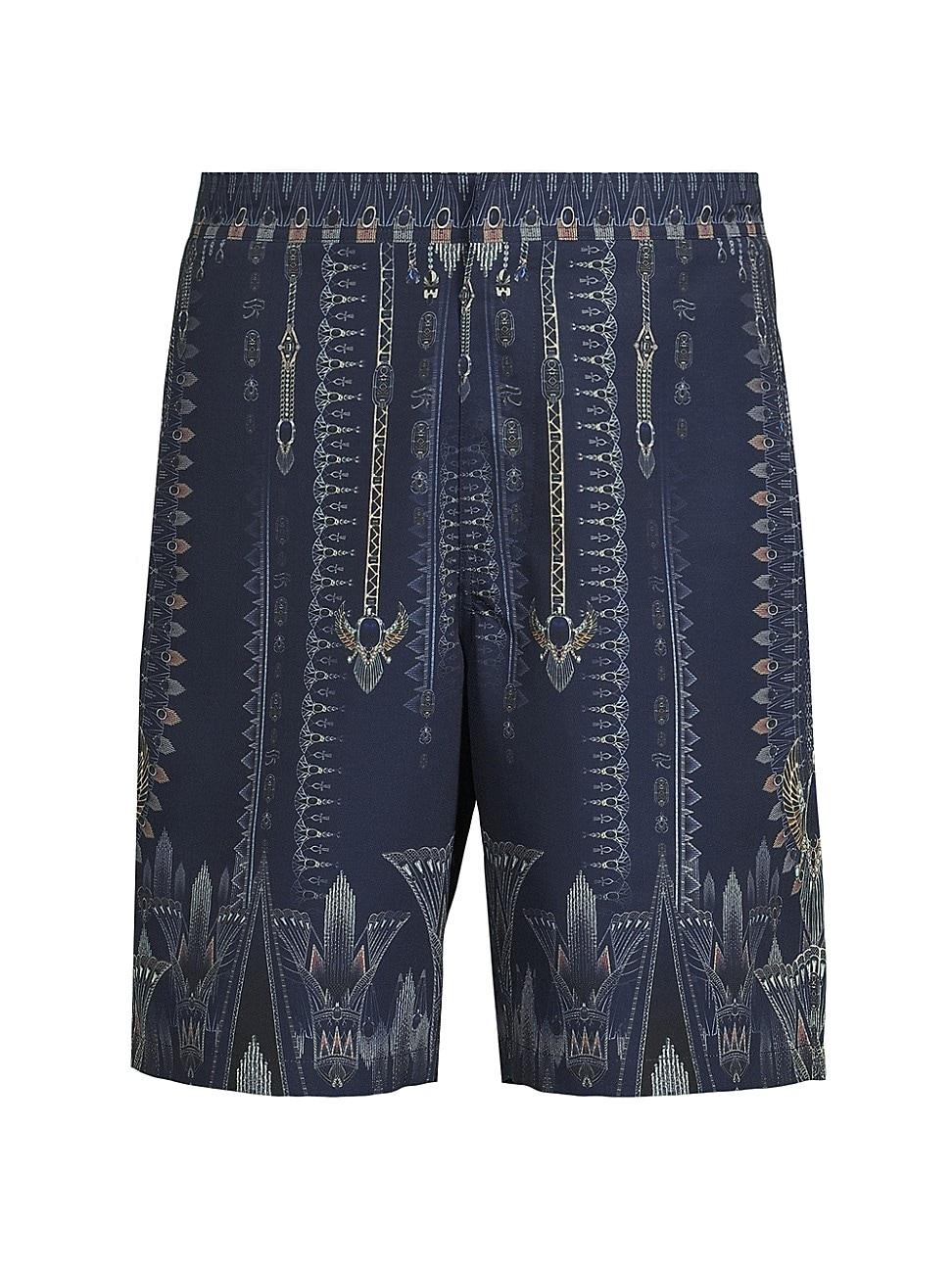 Mens Printed Mid-Length Trail Shorts Product Image