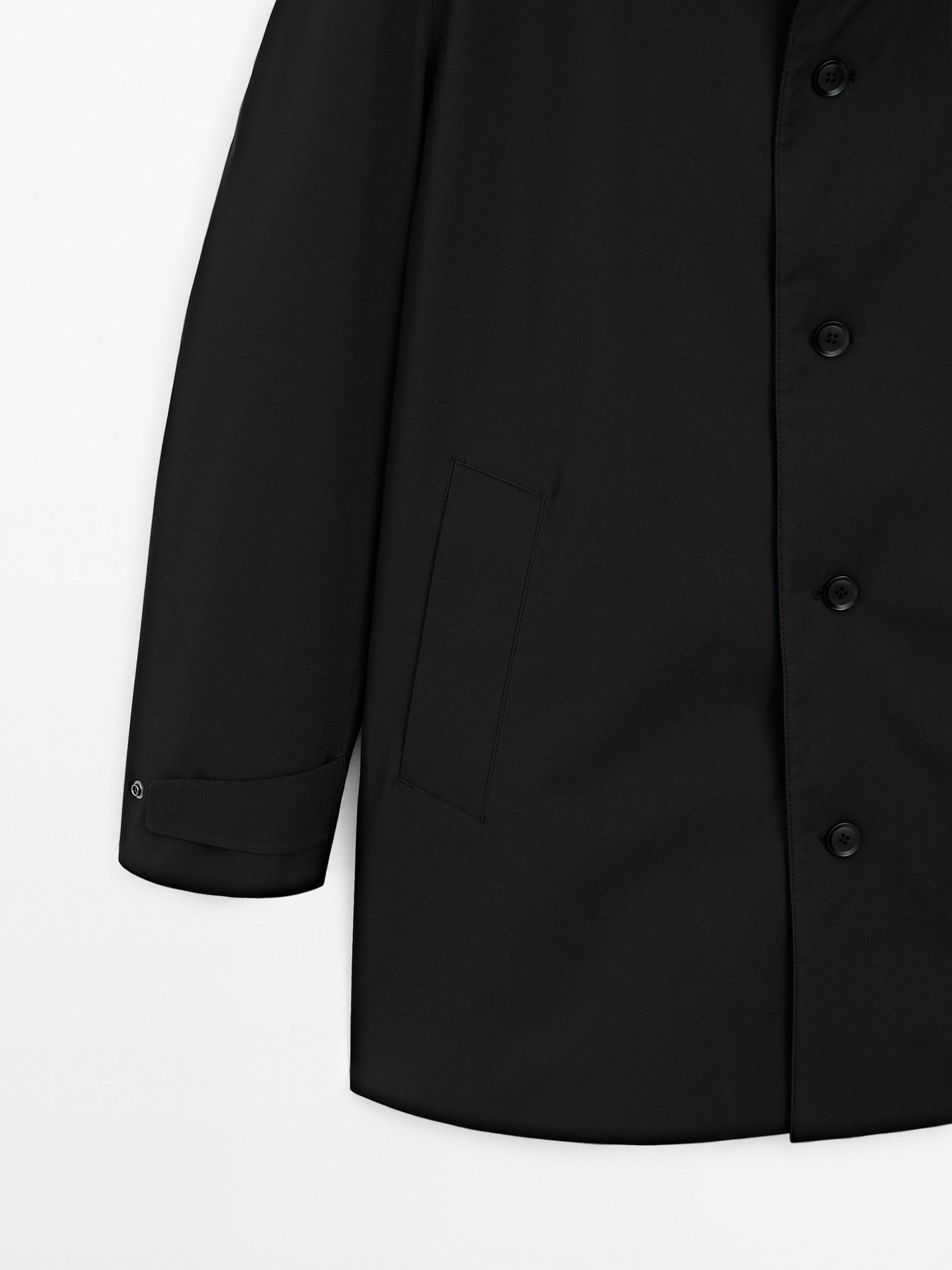 Water-repellent fabric trench coat Product Image