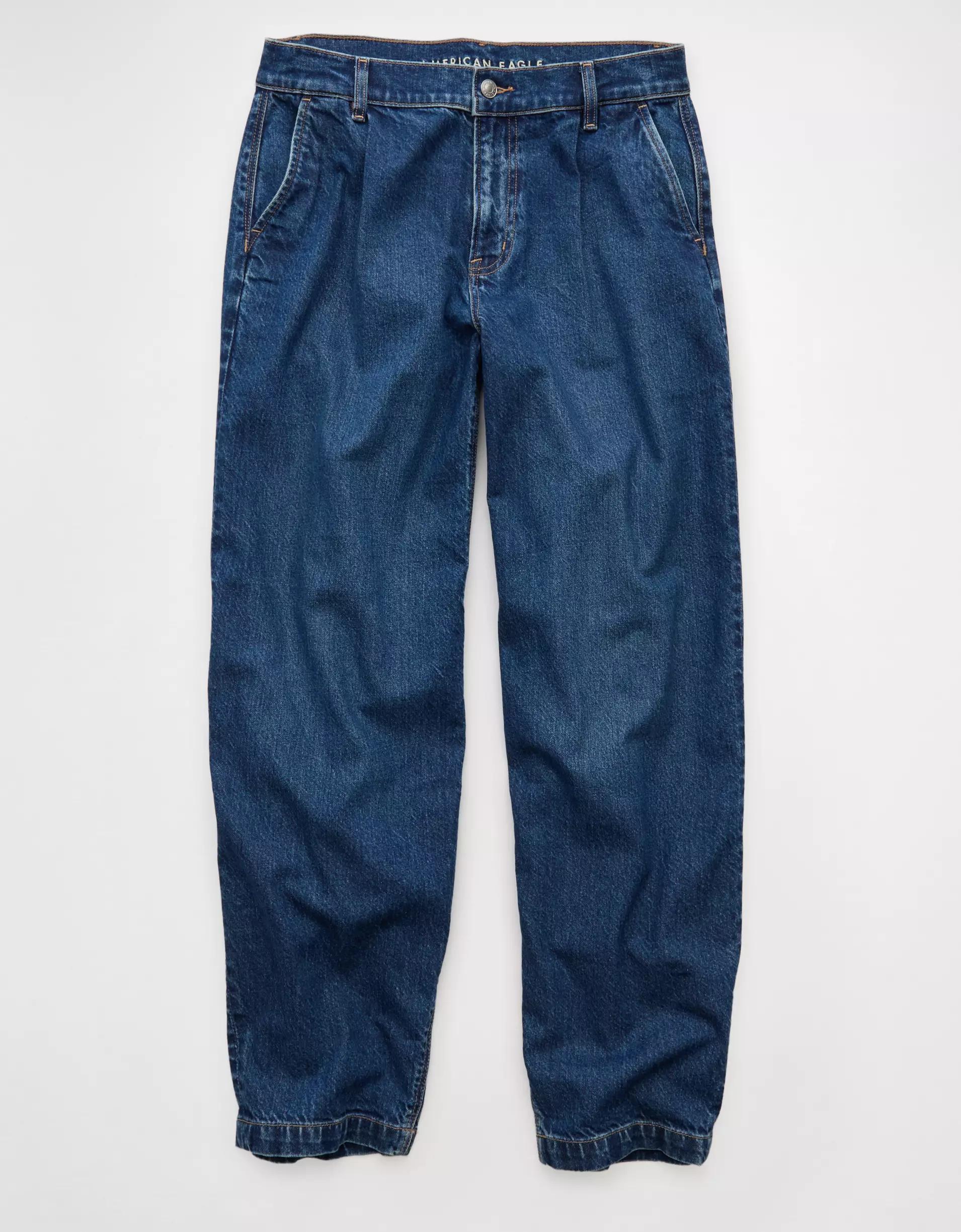 AE Strigid Low-Rise Baggy Barrel Jean Product Image