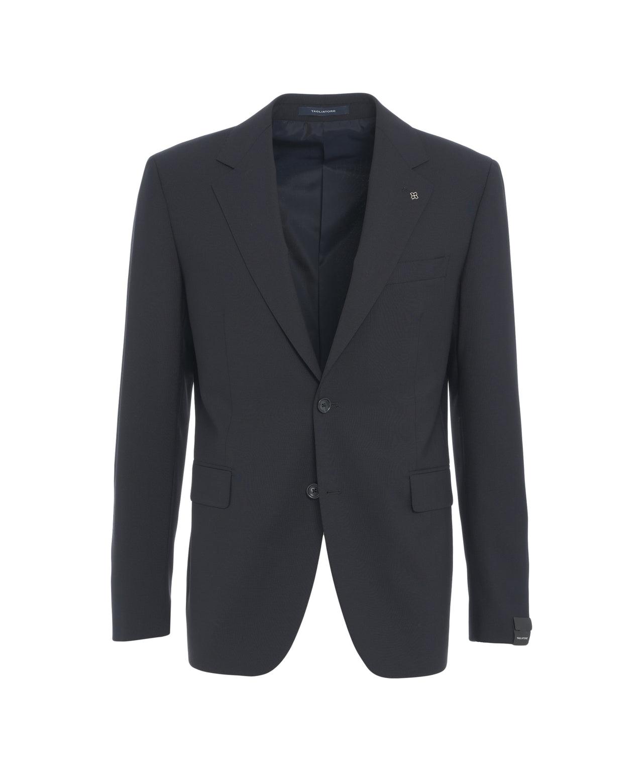 Virgin wool single-breasted suit Product Image