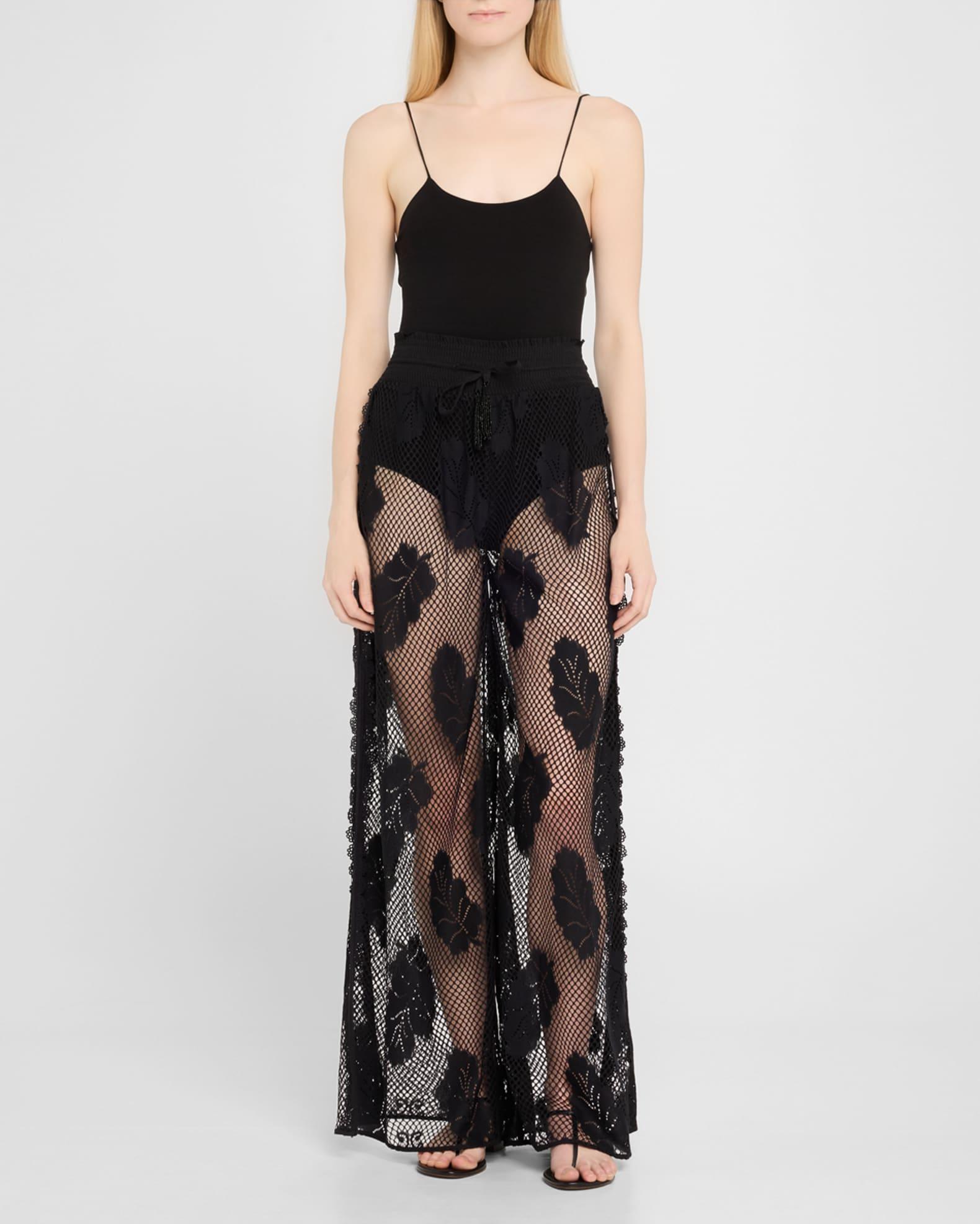 Luana Open-Knit Pants Product Image