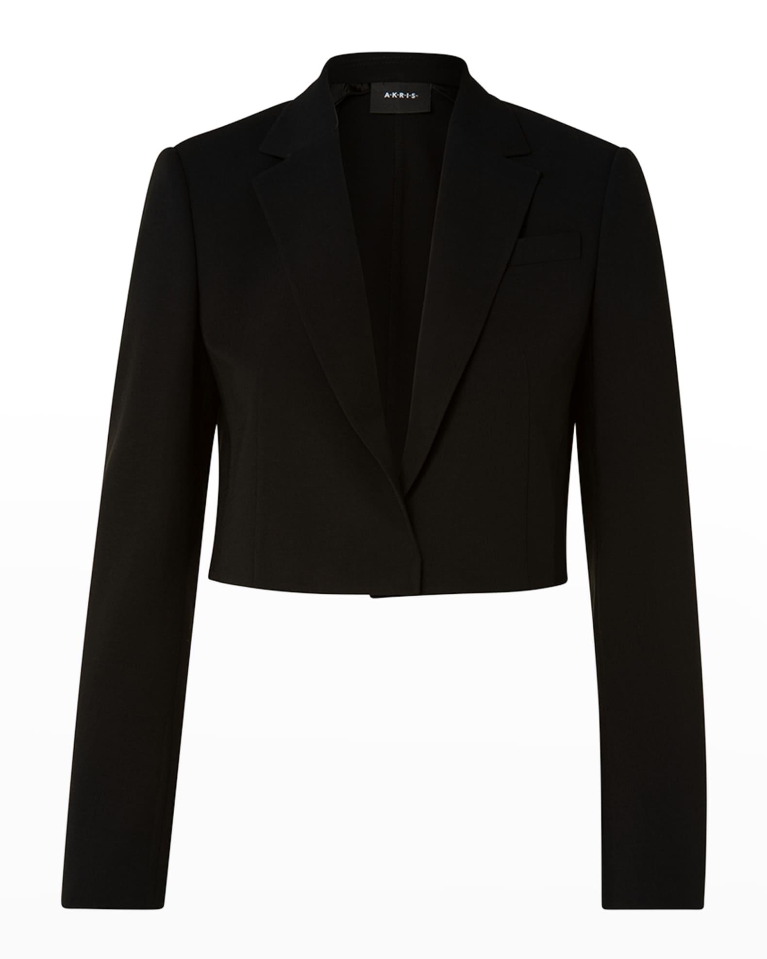 Cropped Double-Face Wool Jacket Product Image