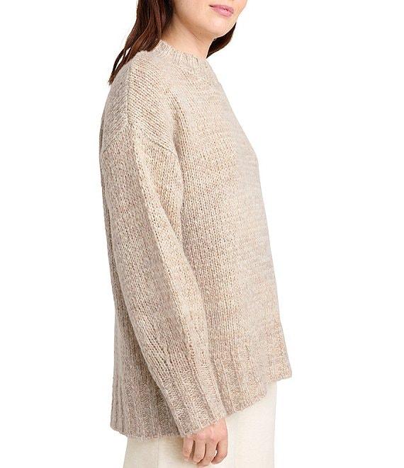 Splendid x Cella Jane Blog Mock Neck Long Sleeve Tunic Sweater Product Image