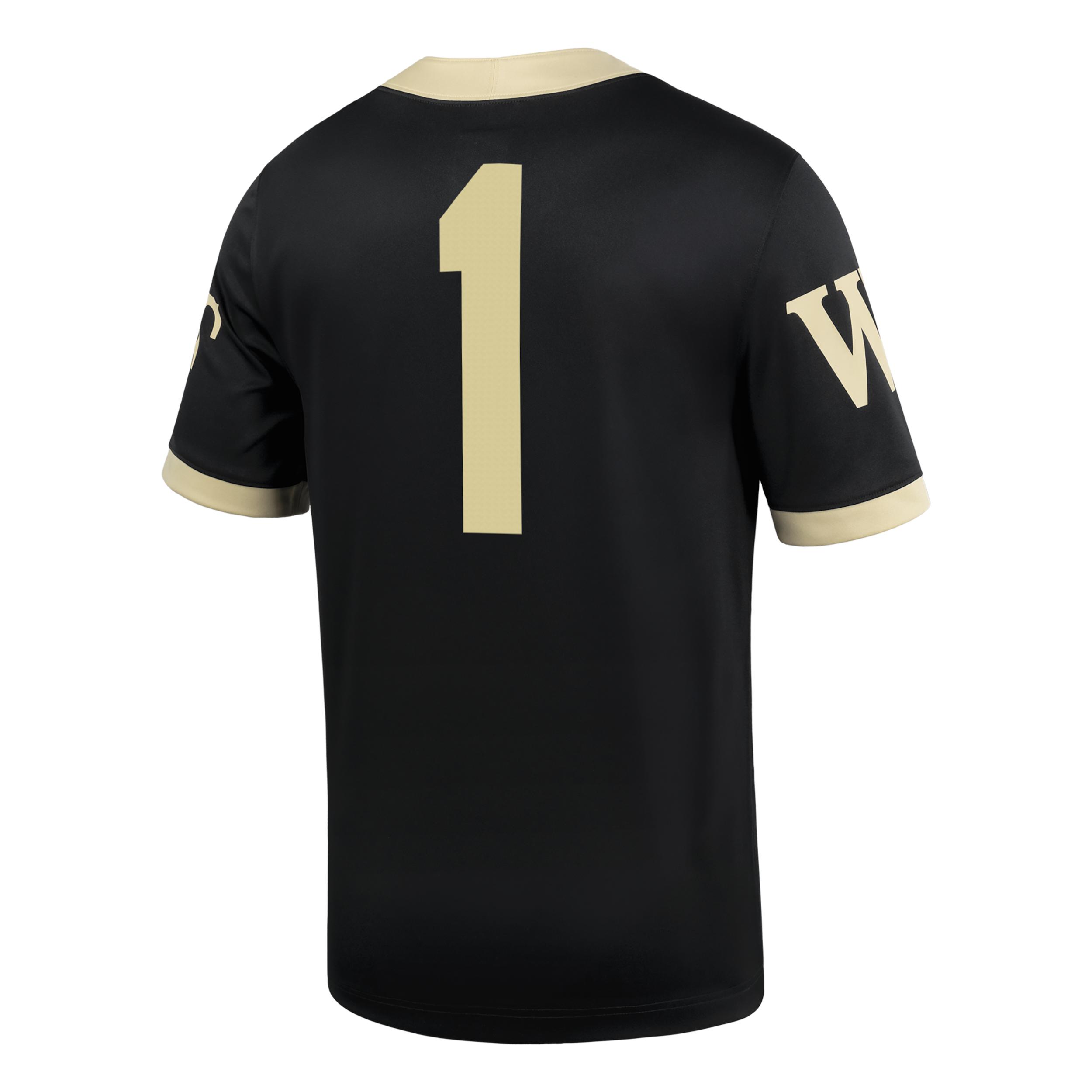 Wake Forest Nike Mens College Football Replica Jersey | P31811W433-BLK Product Image