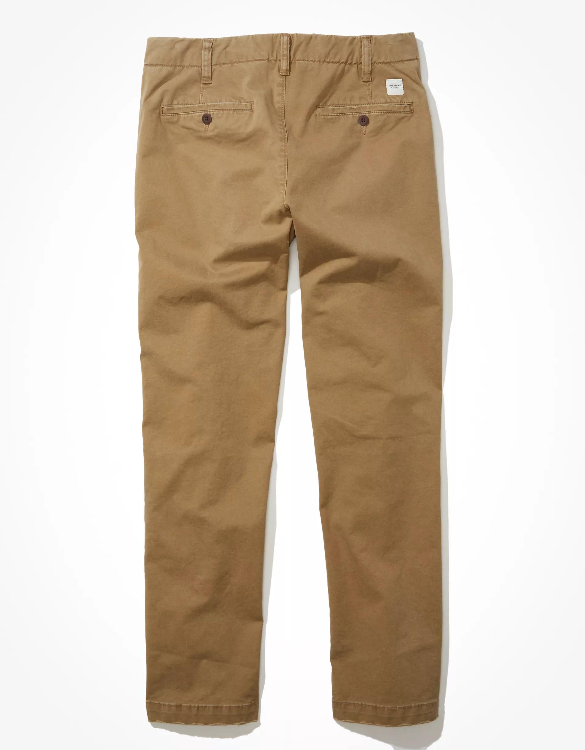 AE Flex Original Straight Lived-In Khaki Pant Product Image