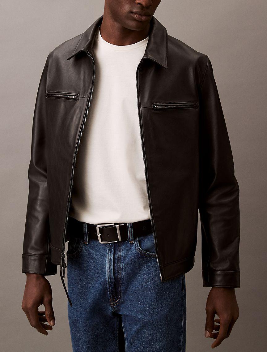 Calvin Klein Mens Mini Shadow Stripe Classic Tee - White Product Image