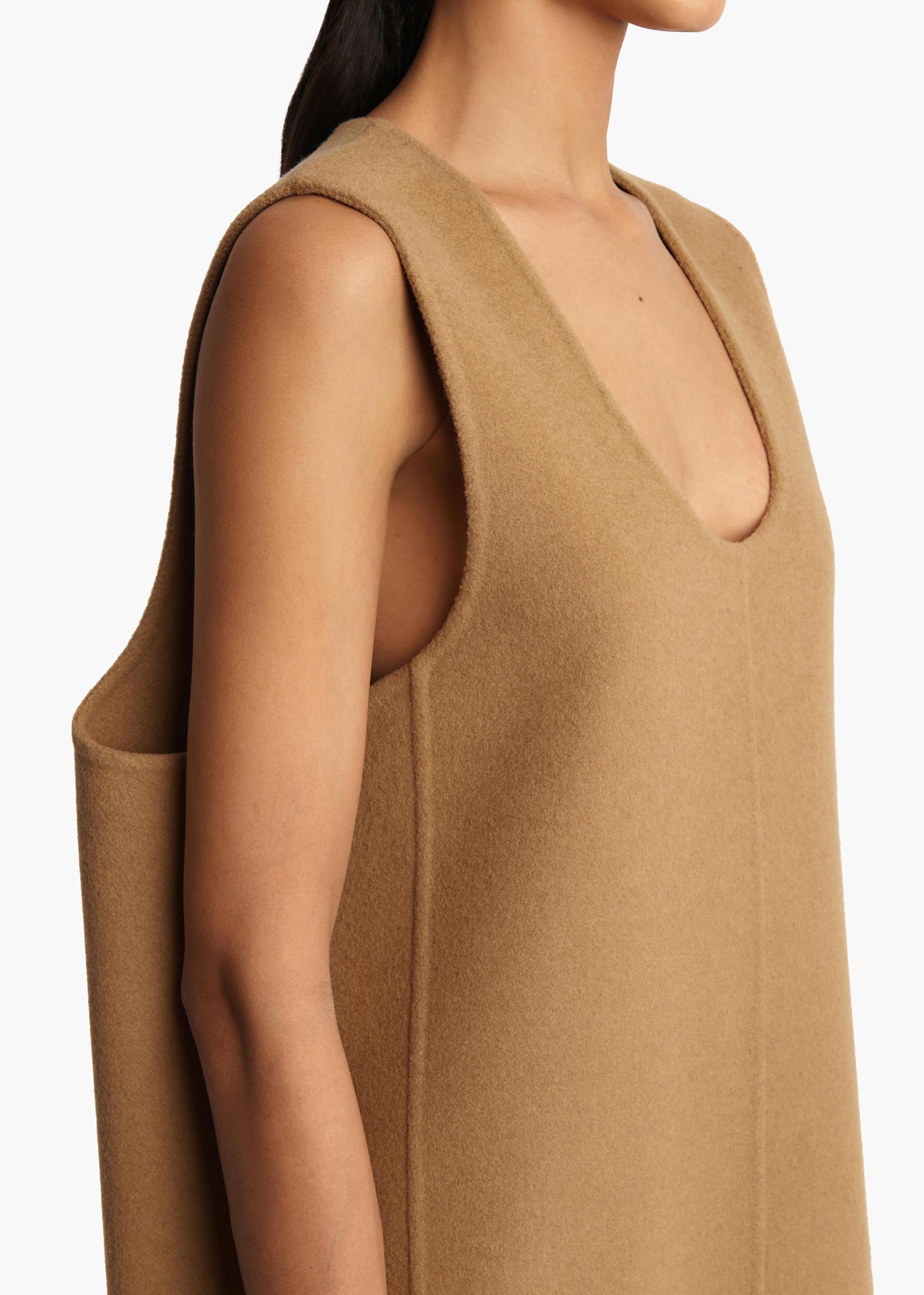 Nyona Dress in Camel Product Image