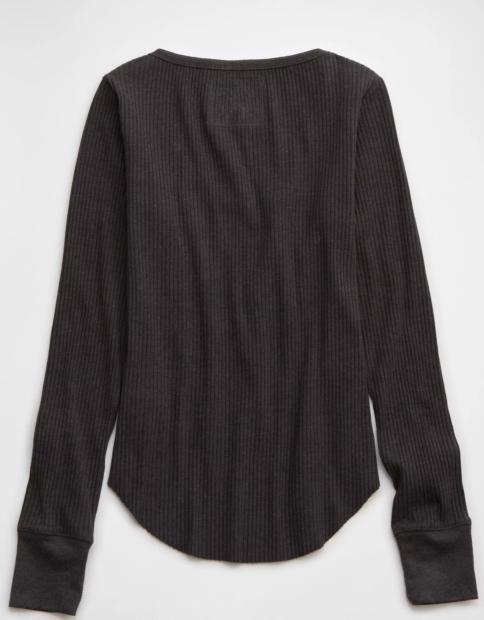 Aerie Essential Henley Layering T-Shirt Product Image