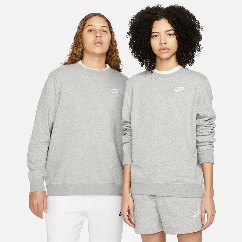 Womens Nike Sportswear Club Fleece Crew-Neck Sweatshirt | DQ5473-063 Product Image