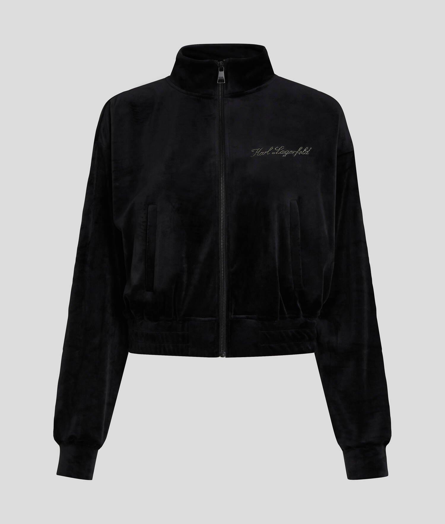 HOTEL KARL VELOUR ZIP-UP SWEATSHIRT Product Image