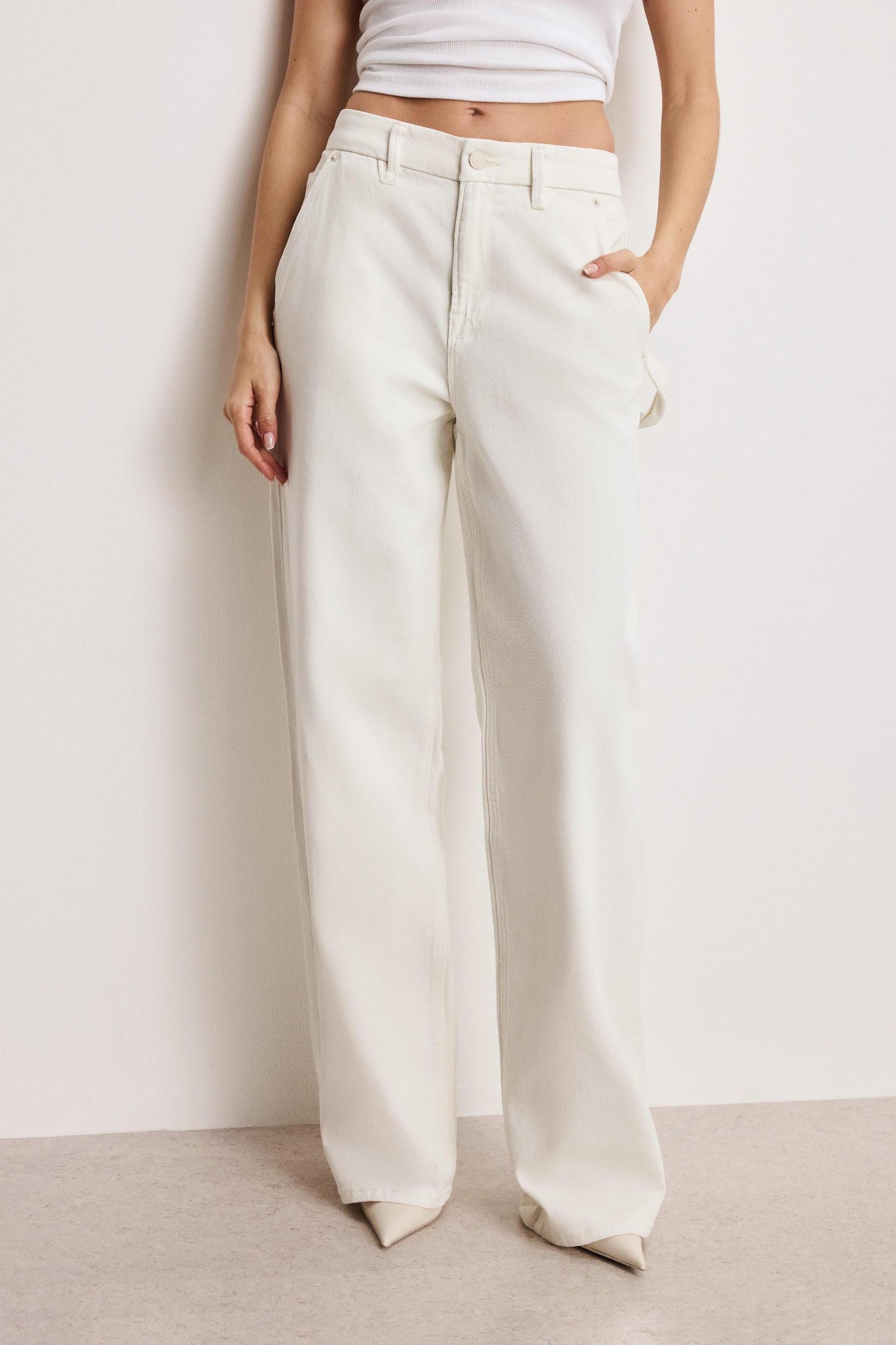 GOOD '90S CARPENTER JEANS | CLOUD WHITE Product Image