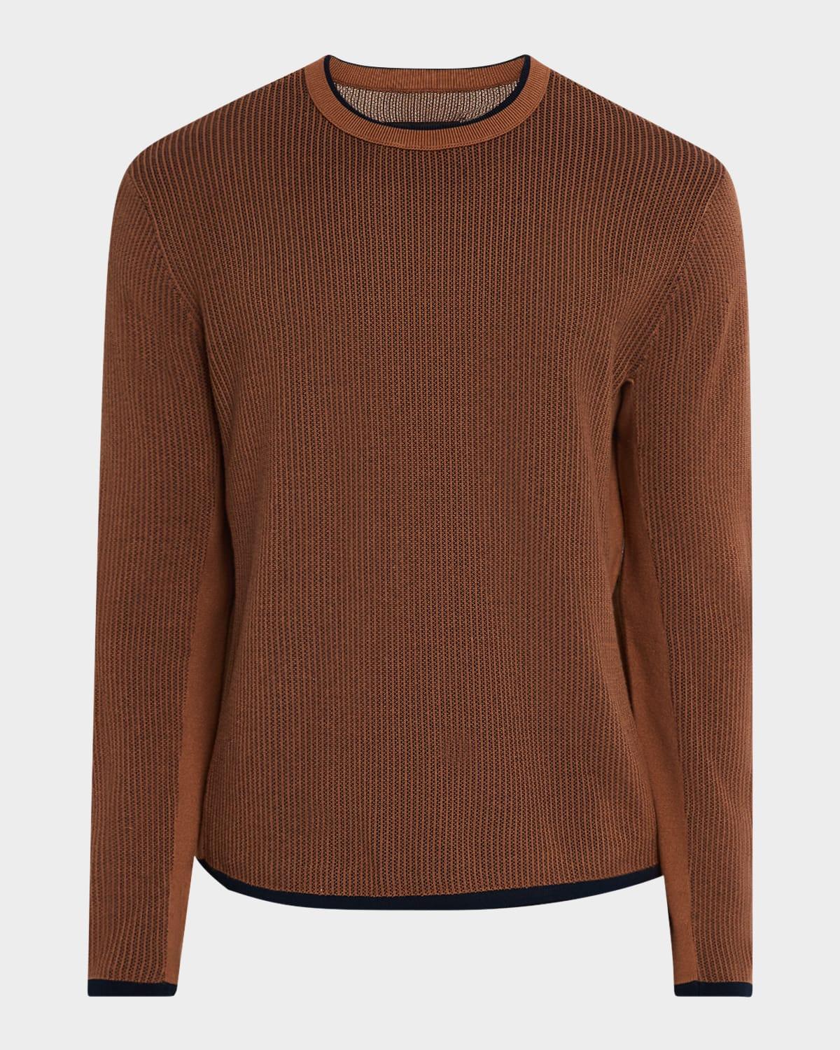 Mens Harvey Cotton-Blend Crewneck Sweater Product Image