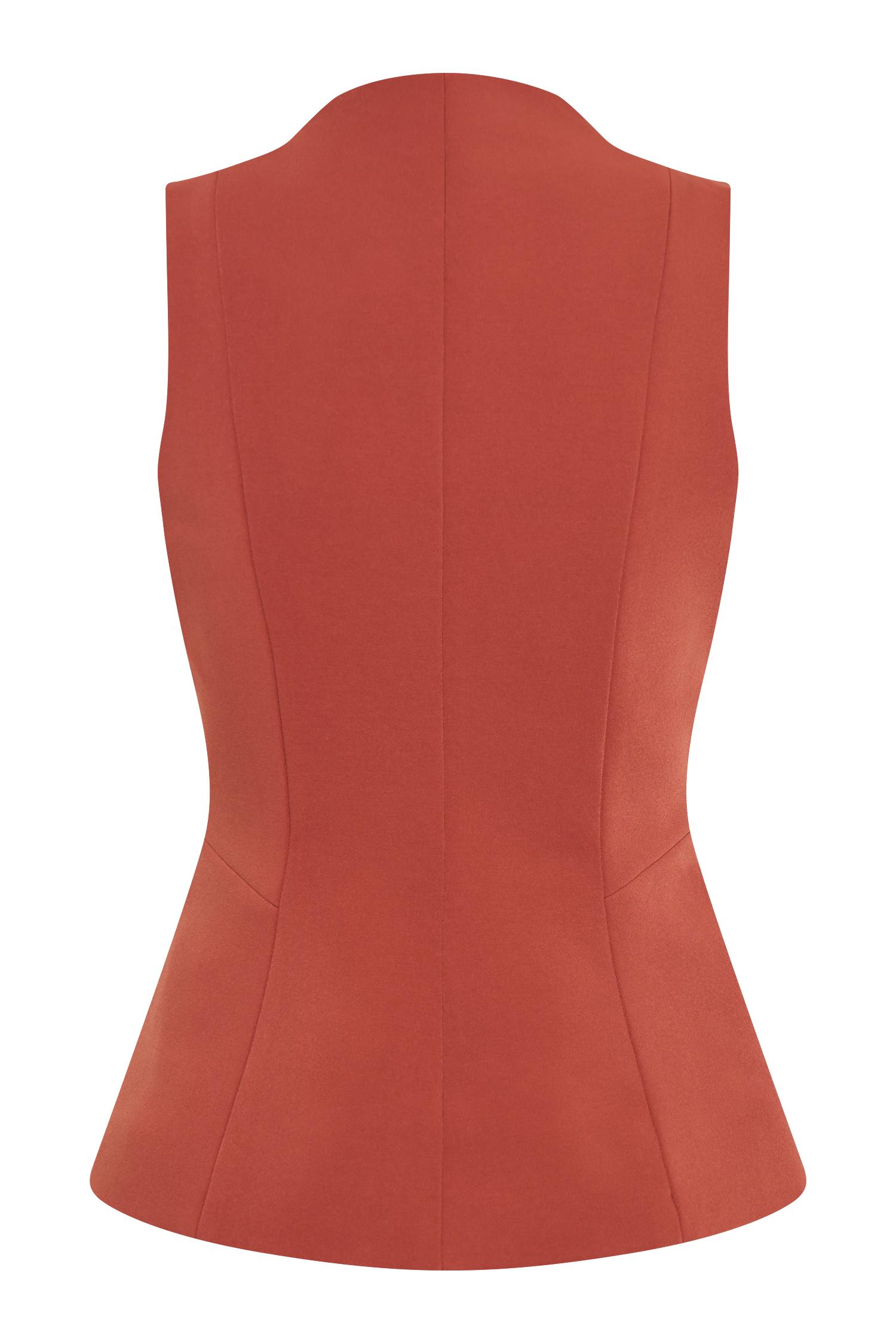 Melinda Structured Vest Top - Chilli Product Image