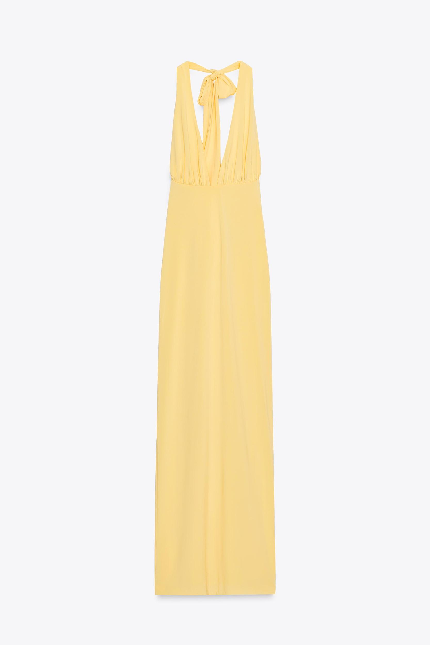 LONG HALTER DRESS Product Image